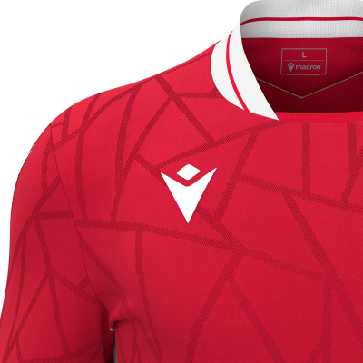 Футболка спортивная MACRON CERBERUS ECO SHIRT RED/WHITE