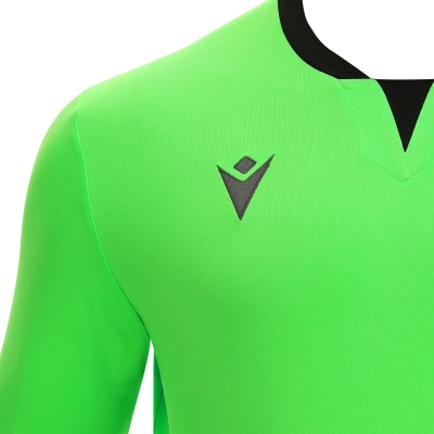 Футболка спортивная MACRON ERIDANUS SHIRT NEON GREEN/BLACK