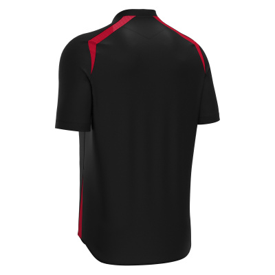 Футболка спортивная MACRON WYRM SHIRT BLACK/RED