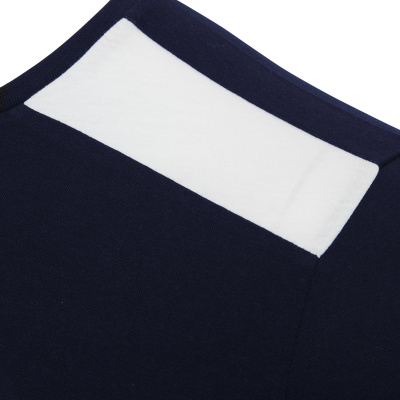 Футболка спортивная х/б MACRON FLUTE T-SHIRT NAVY/WHITE