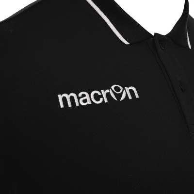 Поло парадное MACRON ZOUK POLO BLACK/WHITE
