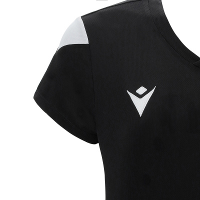 Футболка спортивная женская MACRON OXYGEN SHIRT BLACK/WHITE