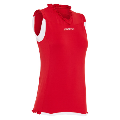 Майка спортивная MACRON XENON SLEEVELESS SHIRT RED/WHITE