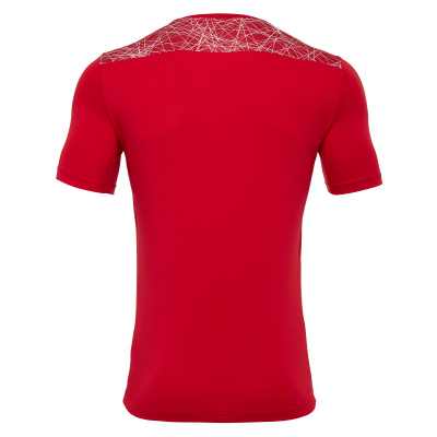 Футболка спортивная MACRON NASH SHIRT RED/WHITE