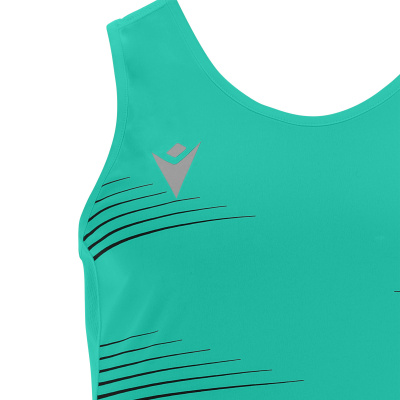 Майка MACRON DORIAN SINGLET TURQUOISE/BLACK