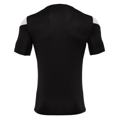 Футболка спортивная MACRON POLIS SHIRT BLACK/WHITE