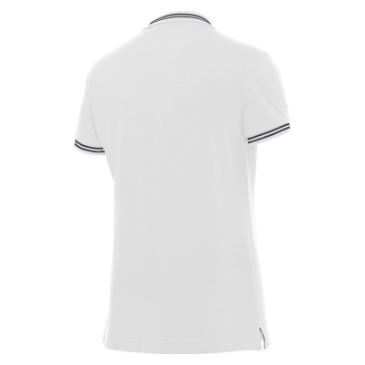 Поло спортивное женское х/б MACRON HAMBO POLO WHITE/ANTHRACITE