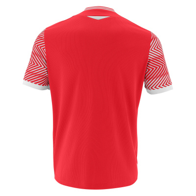 Футболка спортивная MACRON TUREIS ECO SHIRT RED/WHITE