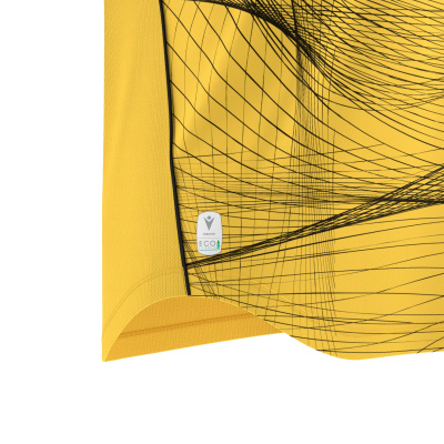 Футболка спортивная MACRON WYVERN ECO SHIRT YELLOW/BLACK