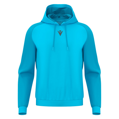 Худи спортивное MACRON HORN HOODY POLY NEON SKY/DARK NEON SKY
