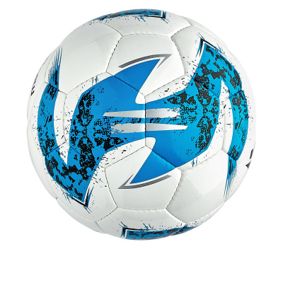Мяч футбольный тренировочный MACRON TULE XI N.4 BALL WHITE/NEON BABY BLUE