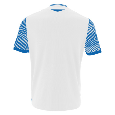 Футболка спортивная MACRON TUREIS ECO SHIRT WHITE/ROYAL BLUE